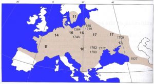 Caza-Mayor-reportajes-internacional-reintroduccion-del-bisonte-europeo-en-la-Península-Distribución