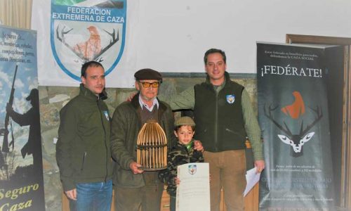 Manuel Parejo, campeón de Extremadura de perdiz con reclamo 2017