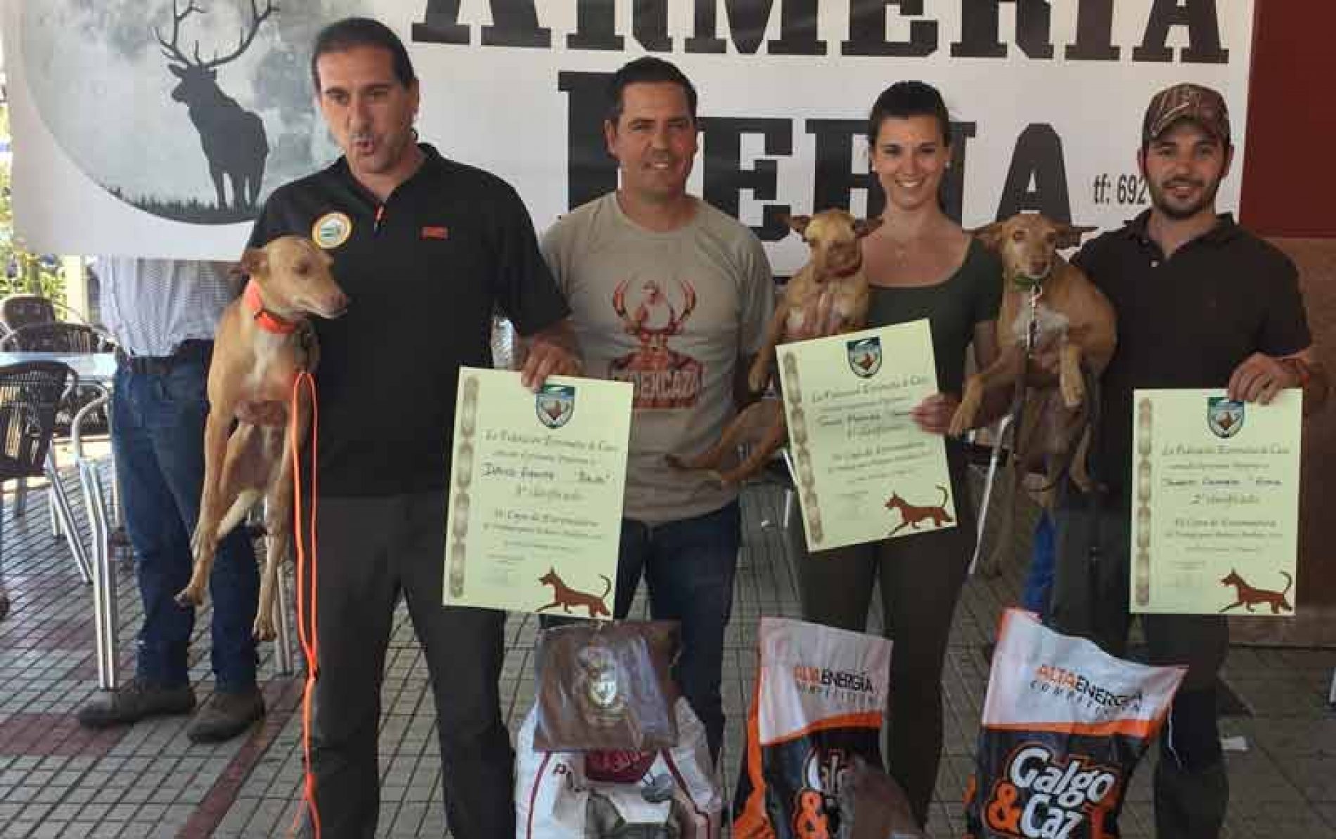 Sonia Márquez y ‘Carrasca’ ganan la VI Copa de Extremadura de trabajo para podenco andaluz
