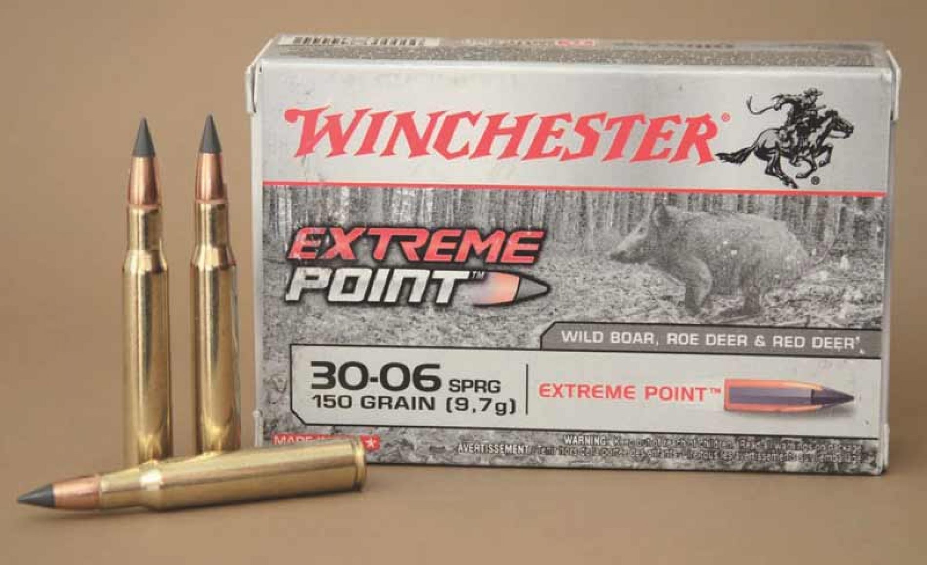 Prueba de las balas Winchester Extreme Point Trofeo caza