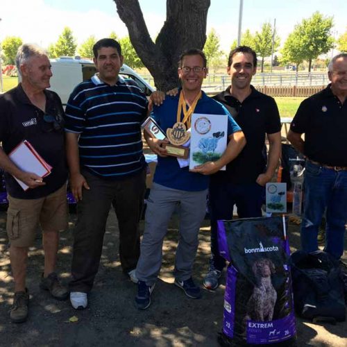 Vicente Lisarde ganador del XIII Campeonato de Catalunya de Perros de Muestra