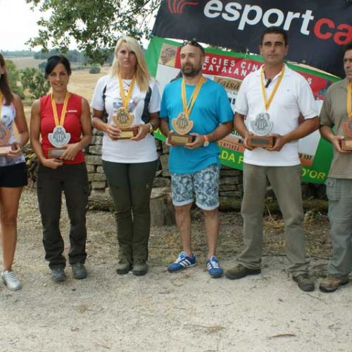 Francisco Javier Caballero y Eva Rius campeones del XV Campeonato de Cataluña de San Huberto