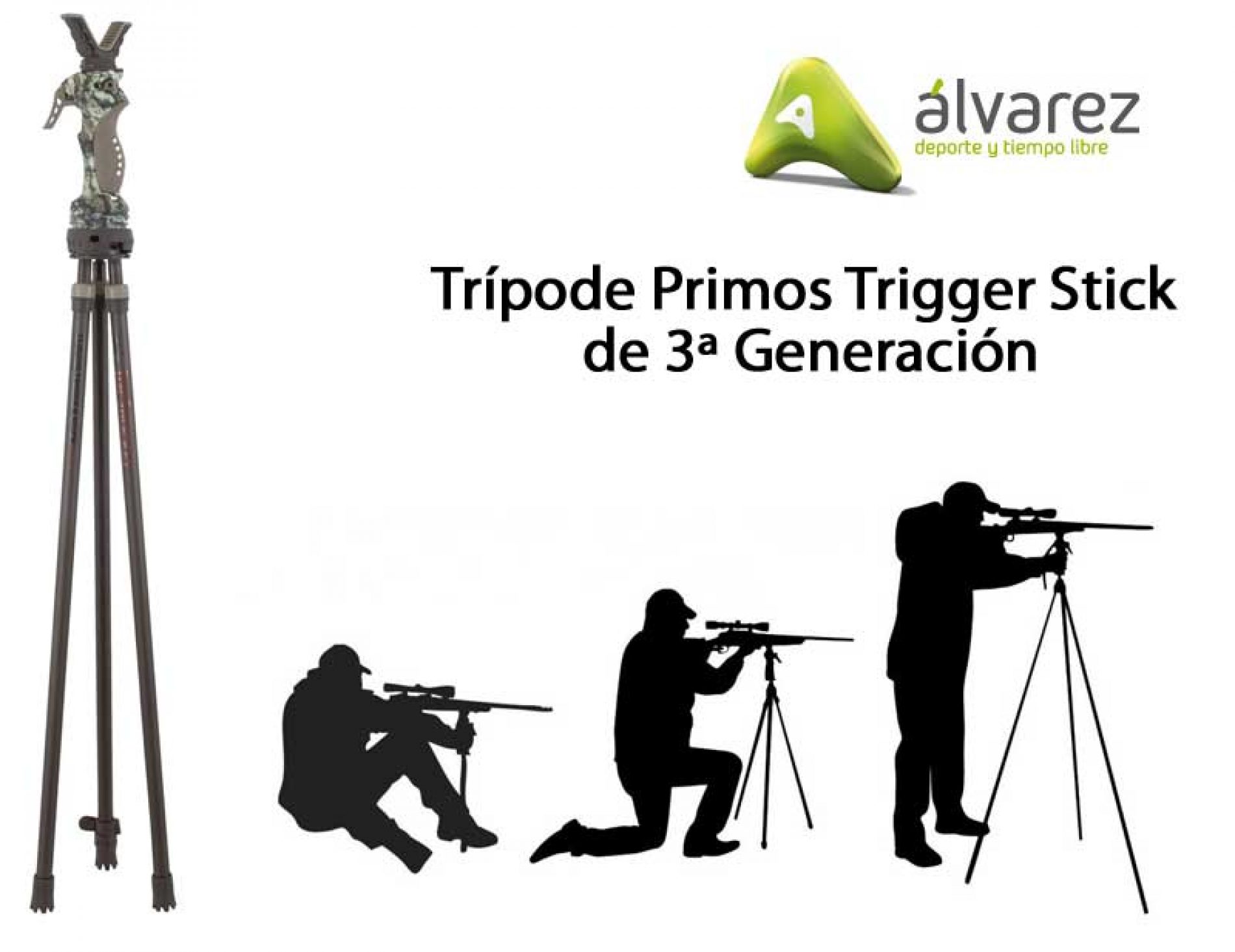 Armería Álvarez presenta la Tercera Generación del Trípode Primos Trigger Stick