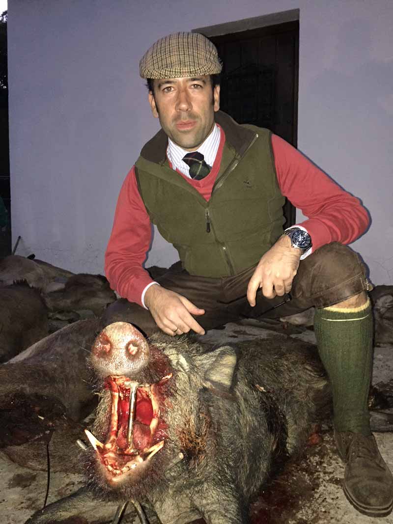 madajas viejas una dura montería que realza la caza en abierto