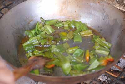receta-migas-de-pastor-frie-pimientos