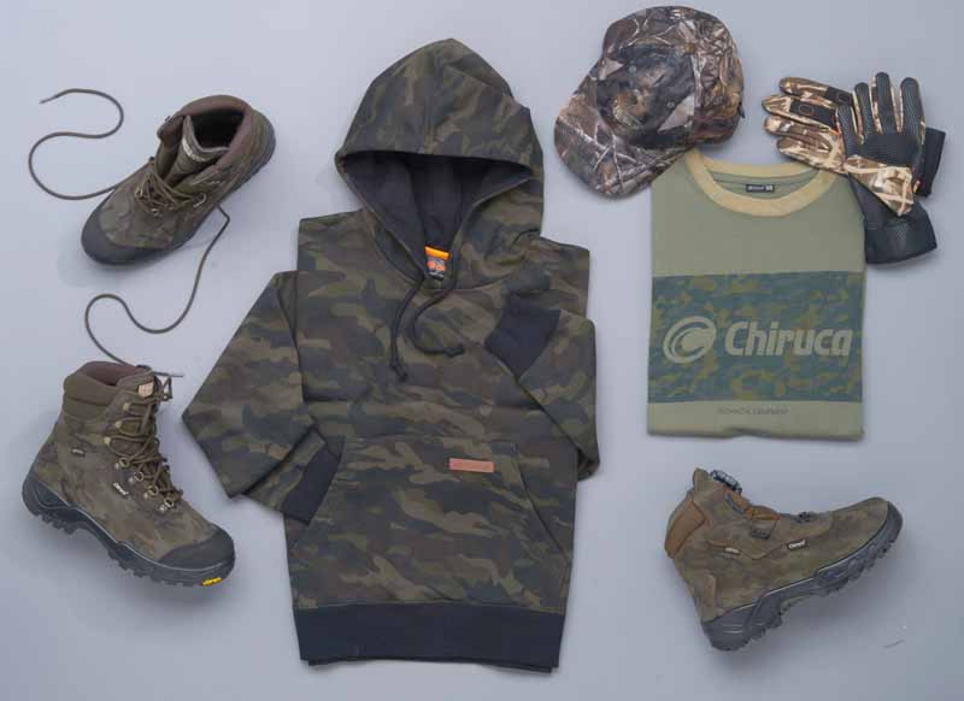 CHIRUCA incorpora a su catálogo de caza una linea con estampado de camuflaje