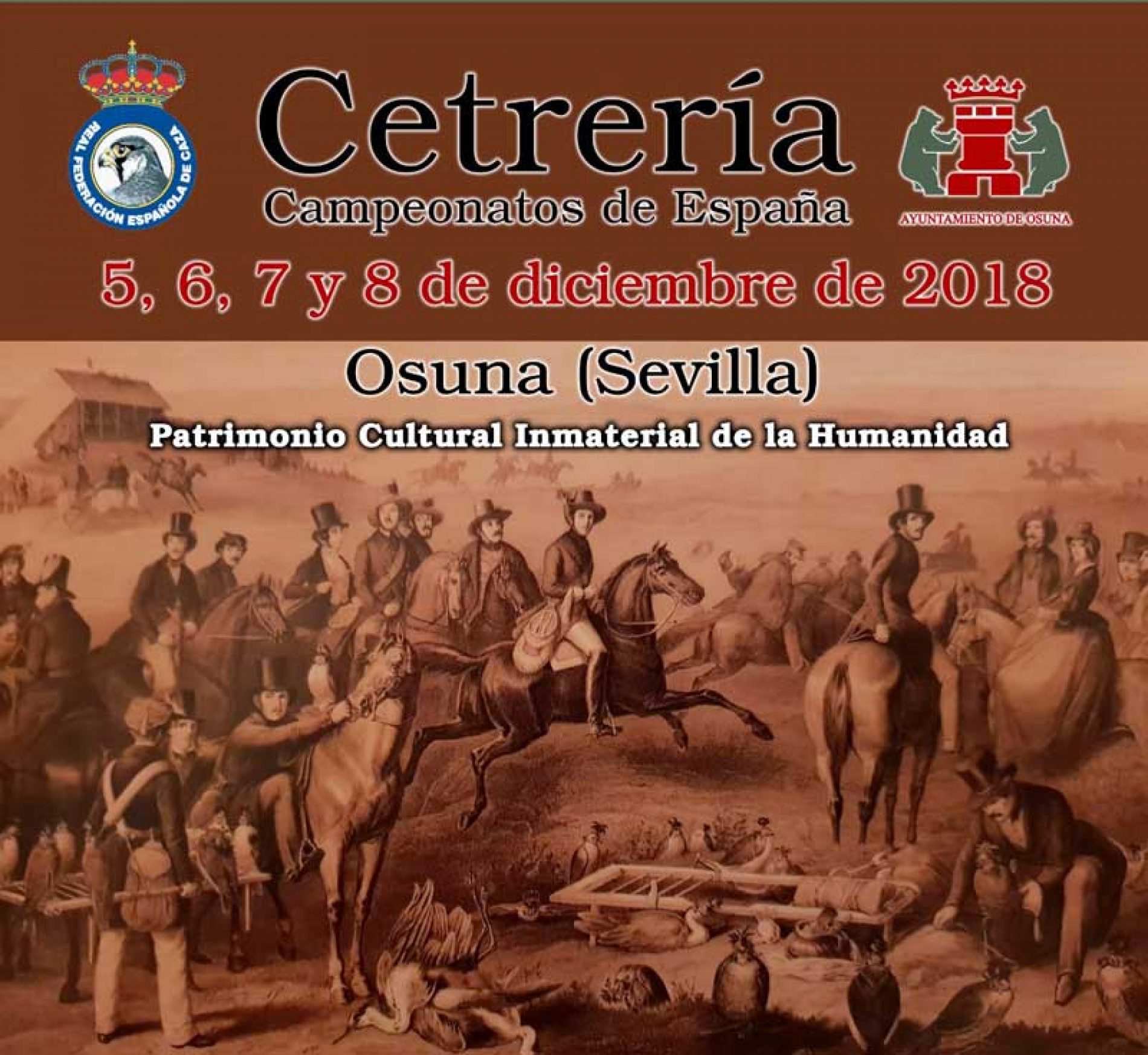 La cetrería tiene una cita en Osuna en los Campeonatos de España 2018