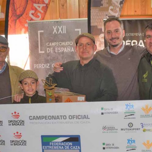 José Luis Parejo se proclama campeón de Extremadura de Perdiz con Reclamo 2019