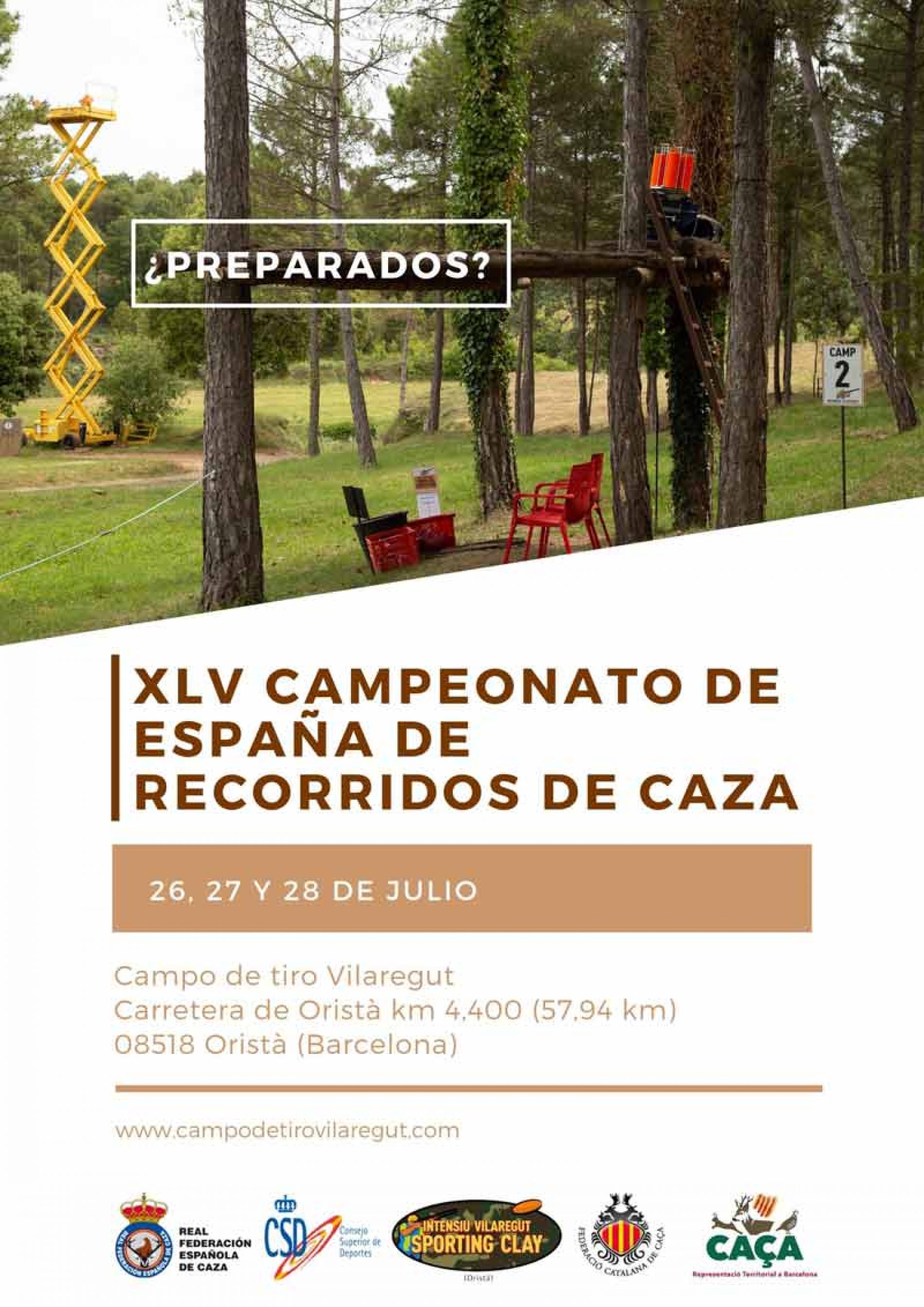 El XLV Campeonato de España de Recorridos de Caza se celebrará en Oristá