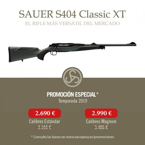 Promoción Sauer 404 Classic XT. El rifle todoterreno para los cazadores más exigentes