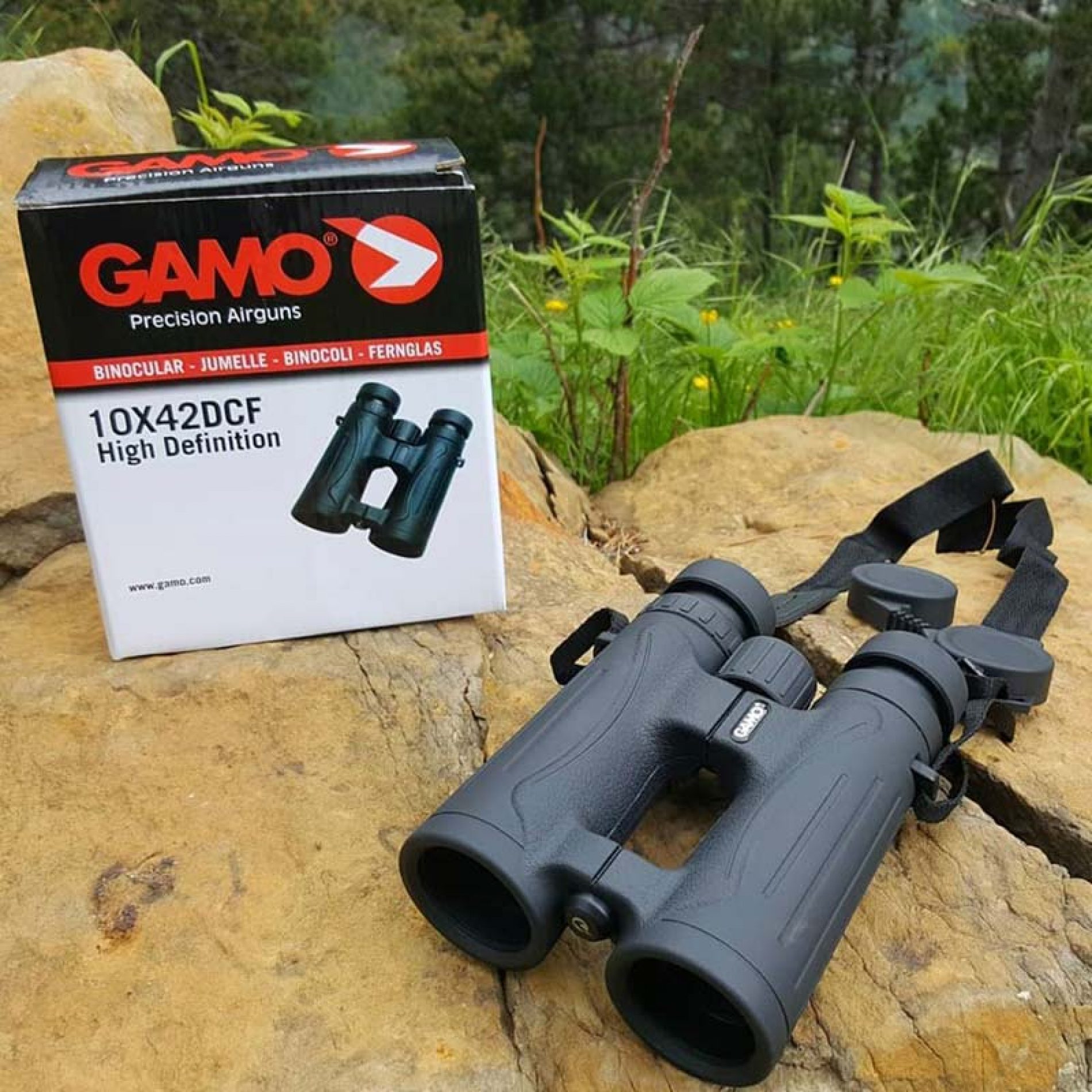 Nuevo prismático GAMO 10×42 DCF HD, simple y eficaz