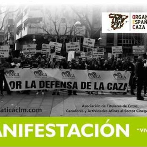 Este sábado, concentración de OEC en Madrid, en defensa de la caza y el mundo rural