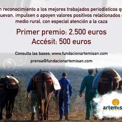 Abierto el plazo de presentación de trabajos para el Premio de Periodismo ‘Mundo Rural’ de la Fundación Artemisan