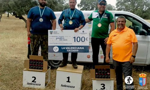 Sabino Palacios gana el Campeonato Provincial de Badajoz de Recorridos de Caza con 46 platos rotos
