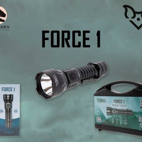 Llega la Bat Vision Force 1, la linterna táctica con kit de caza que nace tras el éxito del modelo Bat Vision Wild Boar